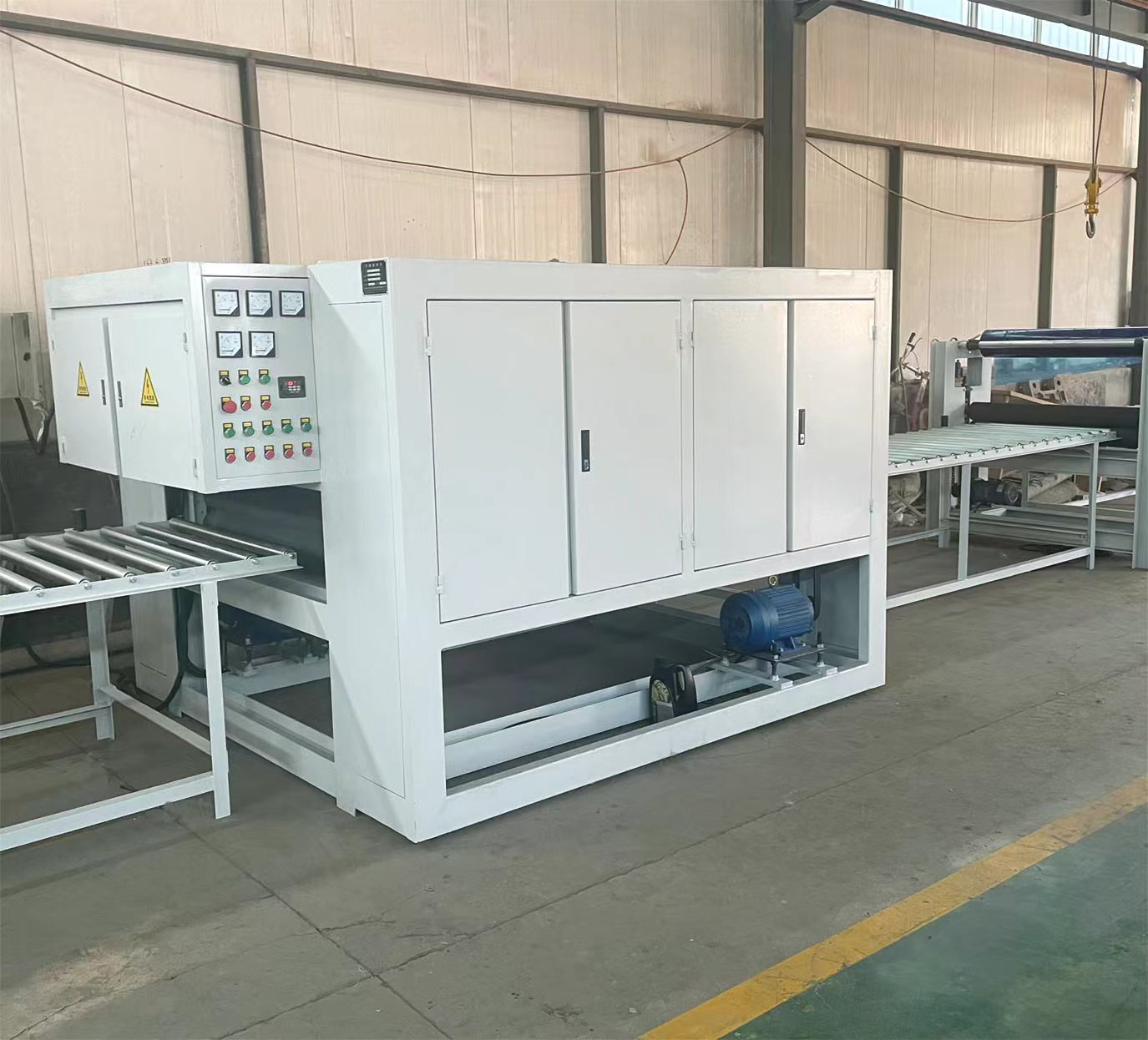 Coil and sheet polishing line