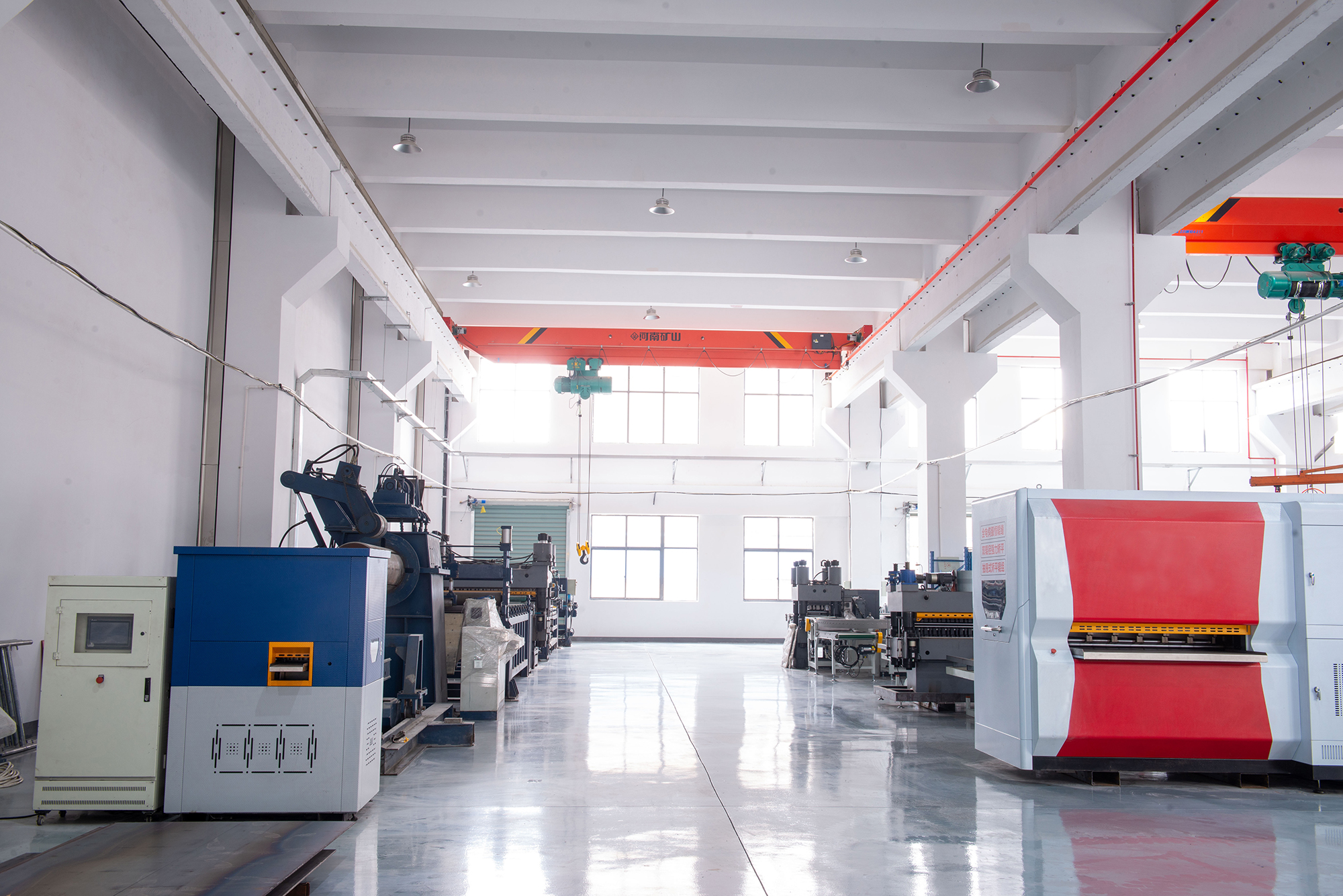 Sheet Metal Leveling Machine Exhibition Hall